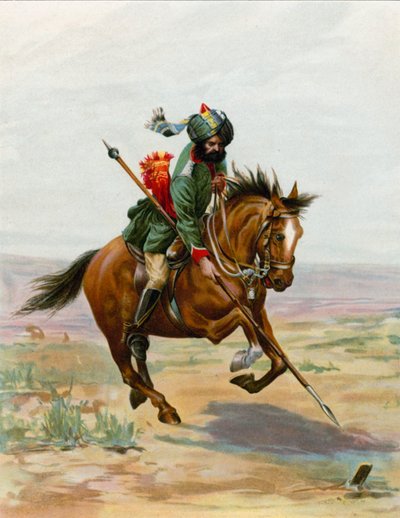 Tent Pegging door English School