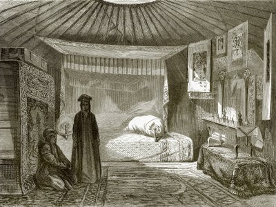 Tent van een Kalmukse prinses door English School