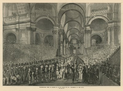 Dankzegging bezoek van Koning George III aan St Paul