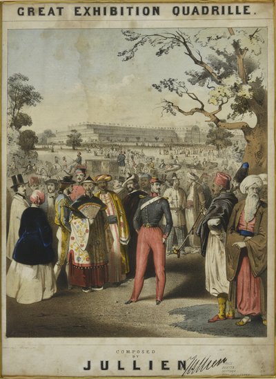 De 1851 Union Polka. Respectvol opgedragen aan het Mechanische Genie van Alle Naties door J.G Jones, Meester van de Band 16e Queens Lancers, 1851 door English School