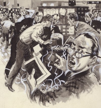De beurskrach van 1929 door English School