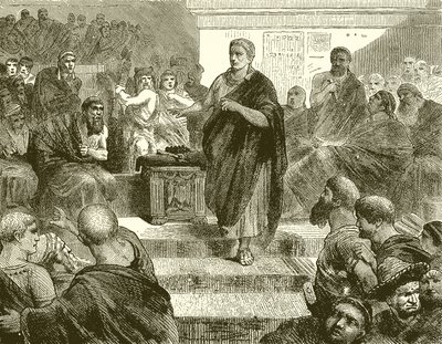 De abdicatie van Sulla door English School
