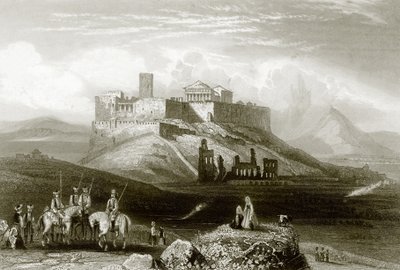 De Akropolis van Athene door English School