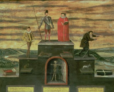De leeftijden van de mens, eind 16e eeuw door English School