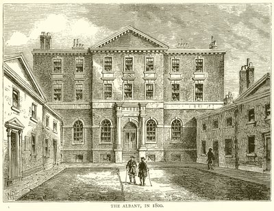 The Albany, in 1800 door English School