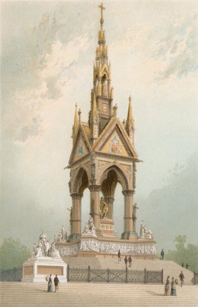 Het Albert Memorial door English School