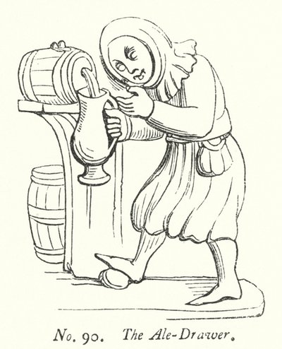 De bier-tapper door English School