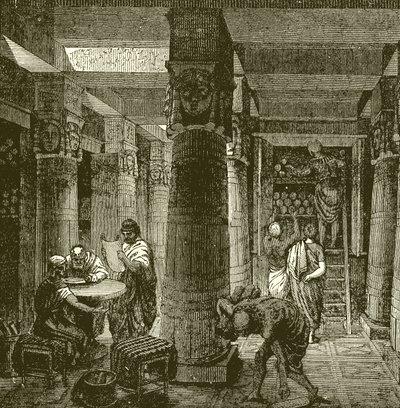 De Alexandrijnse bibliotheek door English School