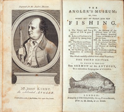 Het Vissersmuseum; of, de hele kunst van dobber- en vliegvissen, door John Kirby, gepubliceerd ca.1784 door English School