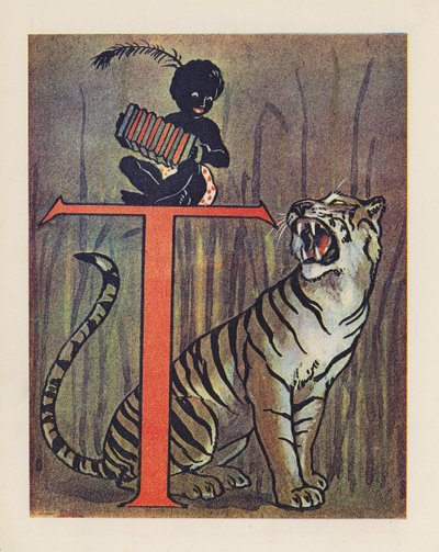 Het Dieren ABC: Letter T, Tijger door English School