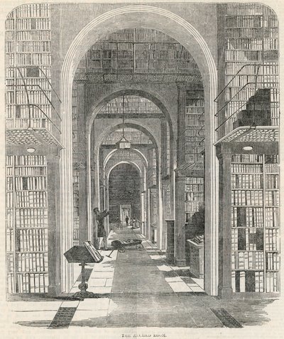 De Gebogen Kamer in het British Museum door English School