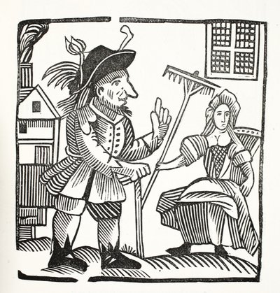De Aanklacht en Veroordeling van Sir John Barleycorn, Ridder, illustratie uit Chap-books van de Achttiende Eeuw door John Ashton, uitgegeven 1882 door English School