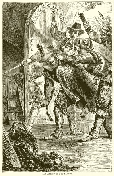 De Arrestatie van Guy Fawkes door English School