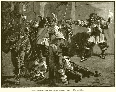 De Aanval op Sir John Coventry door English School
