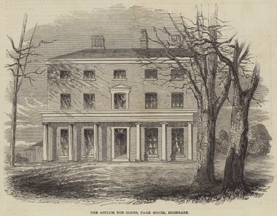 Het Idiotenasiel, Park House, Highgate door English School