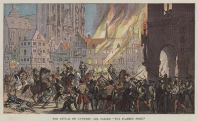De aanval op Antwerpen door English School