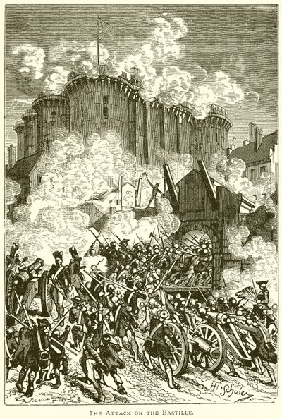 De Aanval op de Bastille door English School