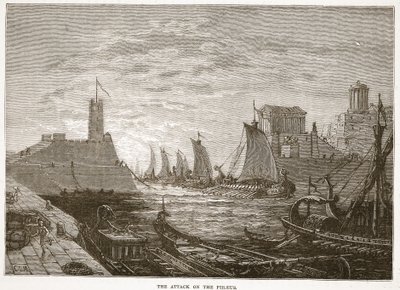 De aanval op de Piraeus door English School