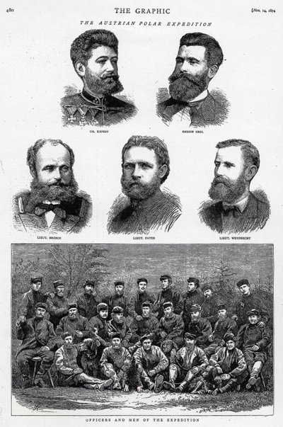 De Oostenrijkse Pool Expeditie, gepubliceerd in The Graphic, 14 november 1874 door English School