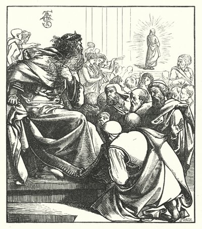 De Avatar van Zeus (gravure) door English School