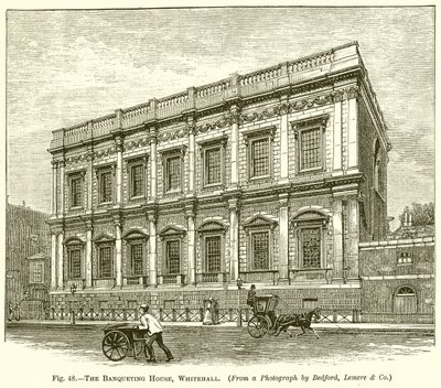 Het Banket Huis, Whitehall door English School