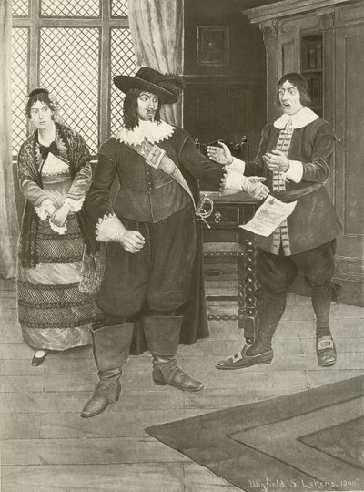 De barbier van Sevilla, Acte I scène xi (gravure) door English School