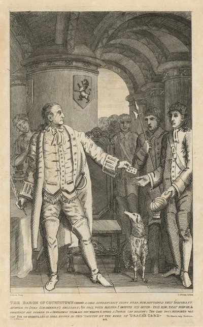 De Baron van Courtstown gaf dit verontwaardigde antwoord aan de gezant van hertog Schomberg door English School