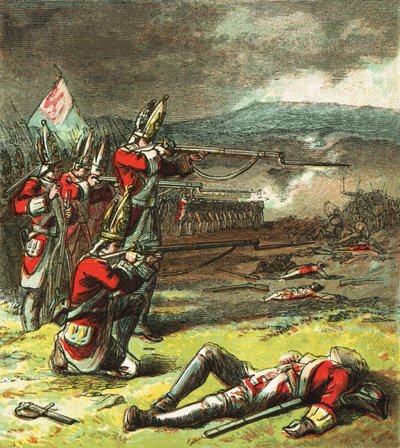 De Slag bij Culloden door English School