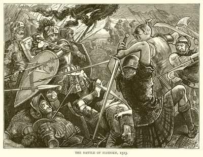 De slag bij Flodden, 1513 door English School
