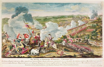 De Slag bij Neumark, Silezië 5 december, 1757 door English School