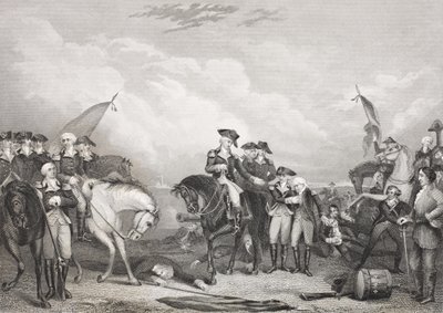 De Slag bij Trenton, 26 december 1776, uit 