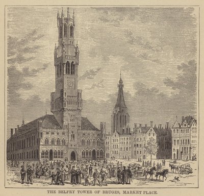 De Belforttoren van Brugge, Marktplein door English School