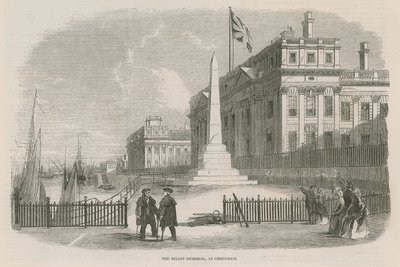Het Bellot Memorial in Greenwich, Londen door English School