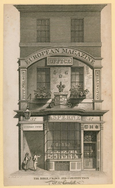 De Bijbel, Kroon en Grondwet, Cornhill, Londen door English School