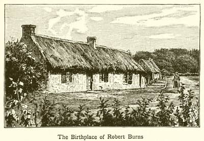 De geboorteplaats van Robert Burns door English School