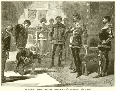 De Zwarte Prins en de herauten van de Franse koning door English School