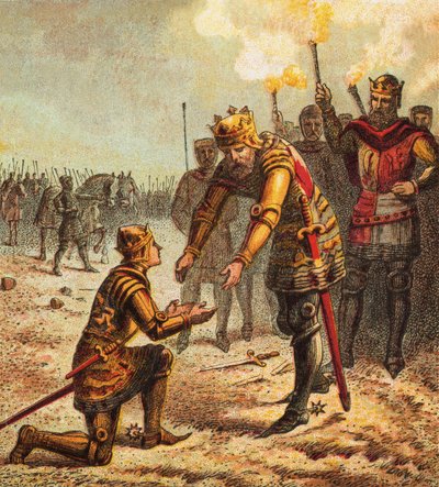 De Zwarte Prins bij Crecy door English School