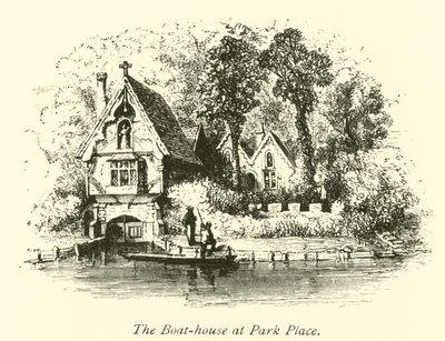 Het Boothuis bij Park Place door English School