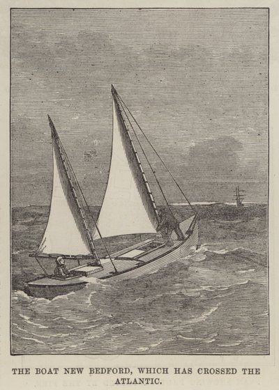 De boot New Bedford, die de Atlantische Oceaan is overgestoken door English School