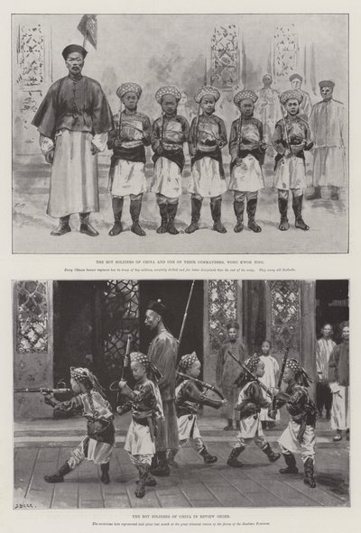De jongenssoldaten van China door English School