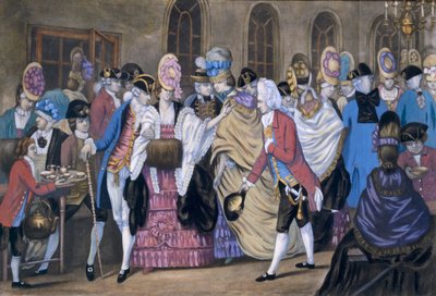 De Brood en Boter Fabriek, of de Humor van Bagnigge Wells, uitgegeven door Carington Bowles, 1772 door English School