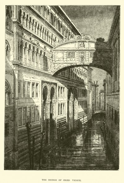 De Brug der Zuchten, Venetië door English School