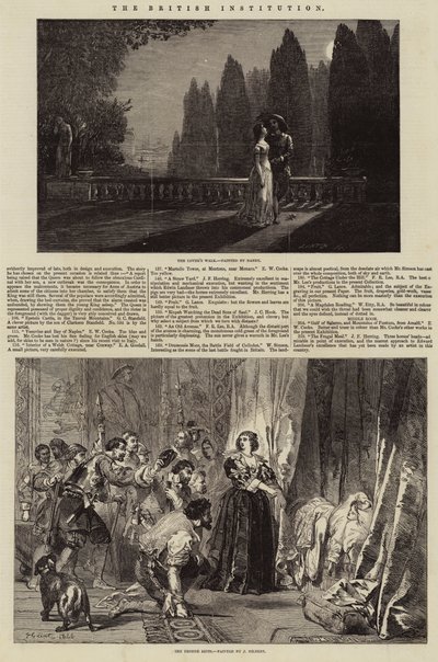 De Britse Instelling (gravure) door English School