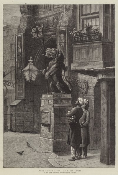De Britse Leeuw (gravure) door English School