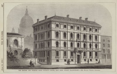 Het Huis van de British and Foreign Bible Society, New Earl Street, Blackfriars, Mr Edward I