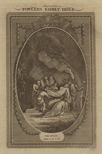 De begrafenis, Johannes, Hoofdstuk 19, Vers 40 door English School