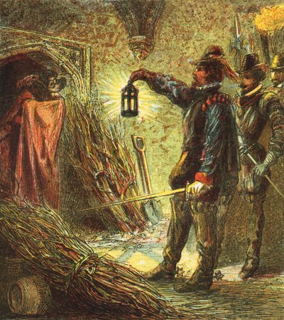 De gevangenneming van Guy Fawkes door English School
