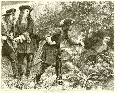De gevangenneming van Monmouth door English School
