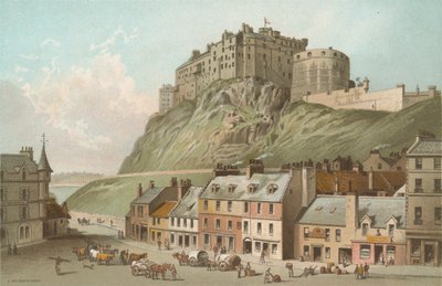 Het kasteel vanaf de Grassmarket - Edinburgh door English School