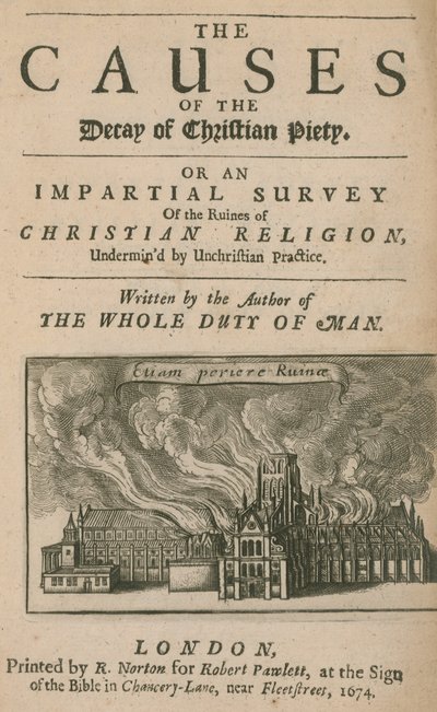 De Oorzaken van het Verval van Christelijke Vroomheid door English School